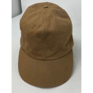 Vintage Thinsulate Ear Flaps Tan Duck Canvas Hat Cap Size Small Made In USA
